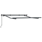 Markisenrahmen Anthrazit 2,5 x 2 m Metall