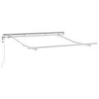 Markisenrahmen Weiß 2,5 x 2 m Metall