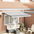 Markisenrahmen Anthrazit 2,5 x 2 m Metall