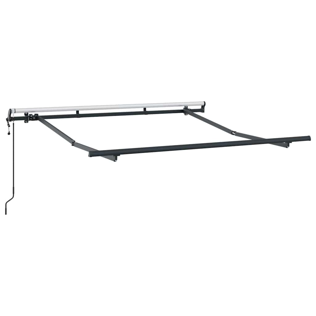 Markisenrahmen Anthrazit 2,5 x 2 m Metall
