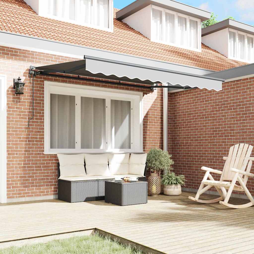 Markisenrahmen Anthrazit 3 x 2 m Metall