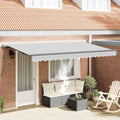 Markisenrahmen Anthrazit 4 x 2 m Metall
