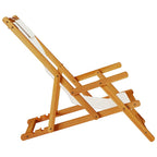Liegestuhl mit Kissen 2 pcs Braun Massivholz Akazie