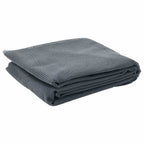 Zeltteppich Anthrazit 400 x 350 cm Polyester