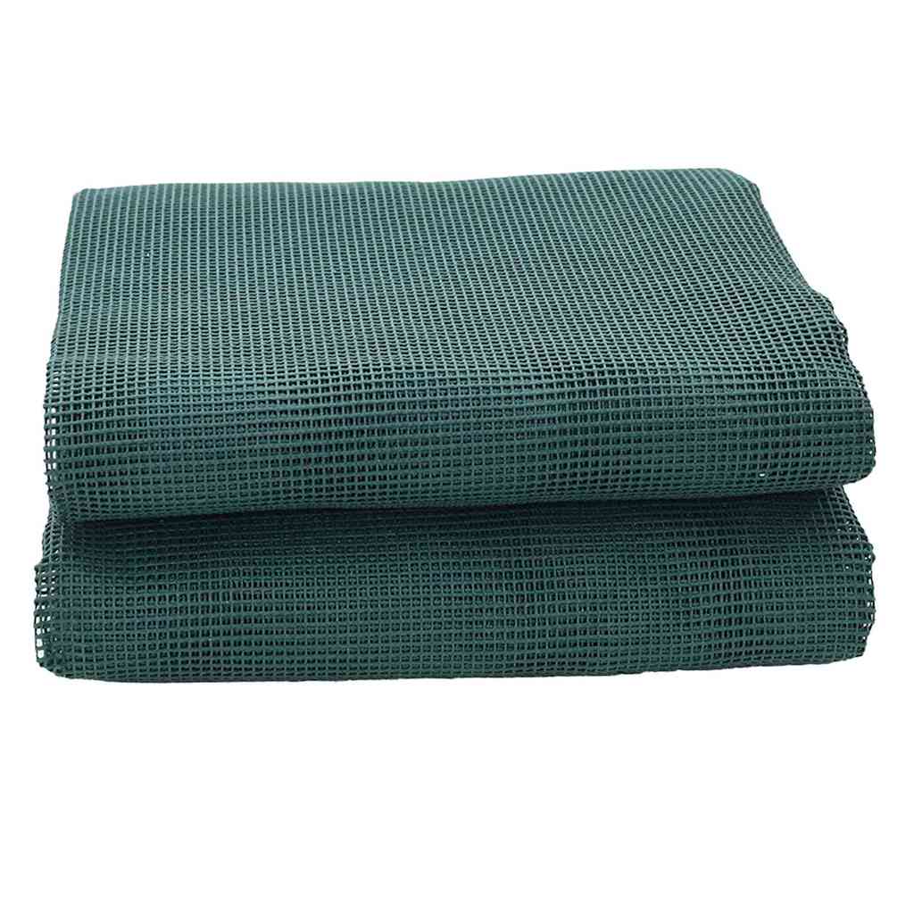 Zeltteppich Grün 400 x 350 cm Polyester