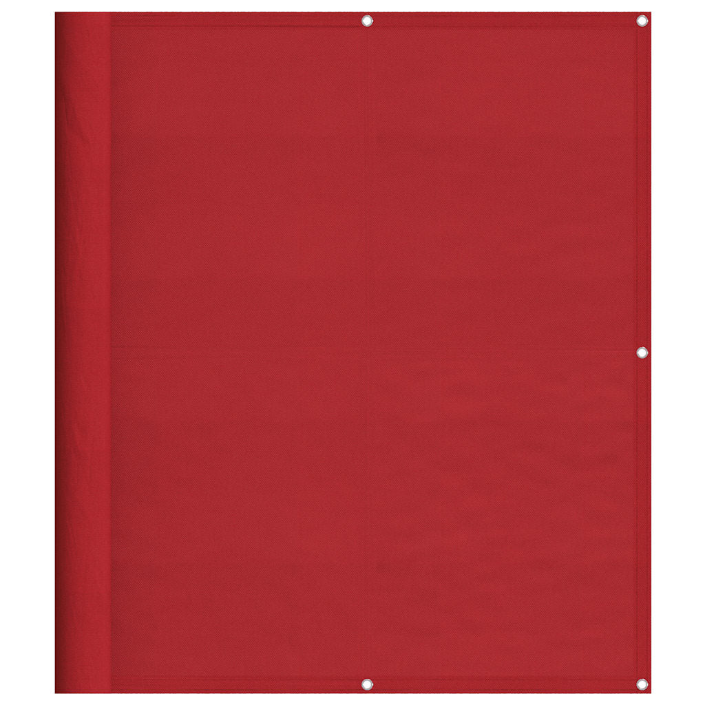 Balkon-Sichtschutz Rot 120x700 cm 100% Polyester-Oxford