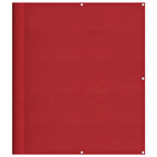 Balkon-Sichtschutz Rot 120x1000cm 100% Polyester-Oxford