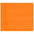 Balkon-Sichtschutz Orange 90x1000 cm 100% Polyester-Oxford