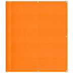 Balkon-Sichtschutz Orange 120x800 cm 100% Polyester-Oxford