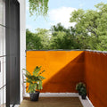 Balkon-Sichtschutz Orange 120x1000cm 100% Polyester-Oxford