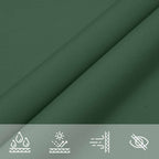 Sonnensegel Dunkelgrün 2x2x2 m 100% Polyester Oxford