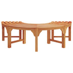 Baumbank 2 pcs Natur 160 x 80 x 45cm Massives Eukalyptus Holz