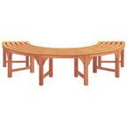 Baumbank 2 pcs Natur 160 x 80 x 45cm Massives Eukalyptus Holz