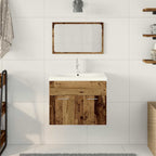 Badezimmermöbel-Set Wandmontiert mit Speicher Holzwerkstoff
