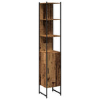 Badezimmermöbel Set mit Regal 4 pcs Braun 33 x 33 x 185.5 cm