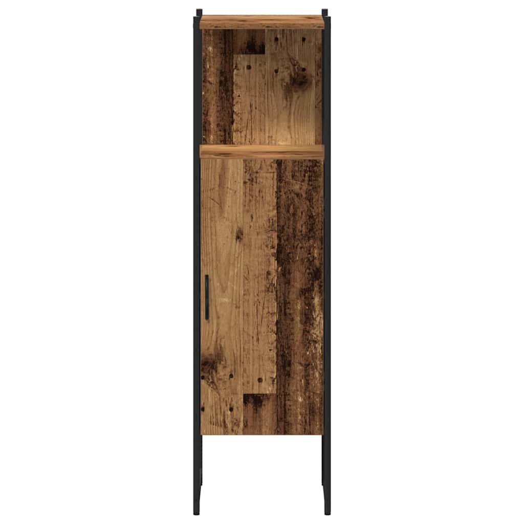 Badezimmermöbel Set mit Regal 4 pcs Braun 33 x 33 x 185.5 cm