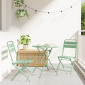 Gartenklappstuhl 2 pcs Hellmint 42 x 52 x 82 cm