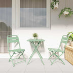 Gartenklappstuhl 2 pcs Hellmint 42 x 52 x 82 cm