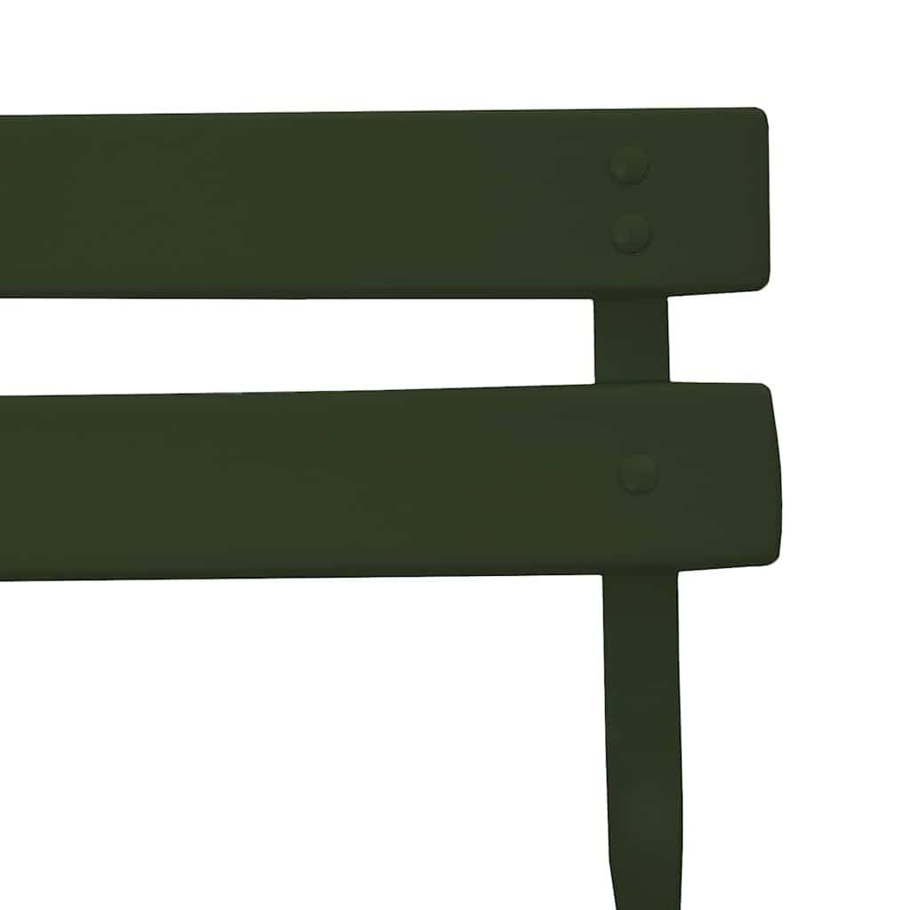 Gartenklappstuhl 2 pcs Grün 42 x 46 x 82cm Metall