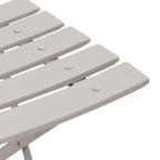 Gartenklappstuhl 2 pcs Beige 42 x 46 x 82cm Metall