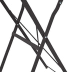 Bistrotisch Anthrazit Ø 50 x 71 cm Pulverbeschichteter Stahl