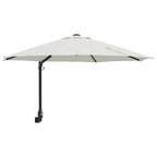 Garten-Sonnenschirm Sand 248 x 248 x 148 cm Polyester und Stahl