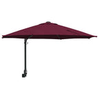 Garten-Sonnenschirm Bordeauxrot 248 x 248 x 148 cm