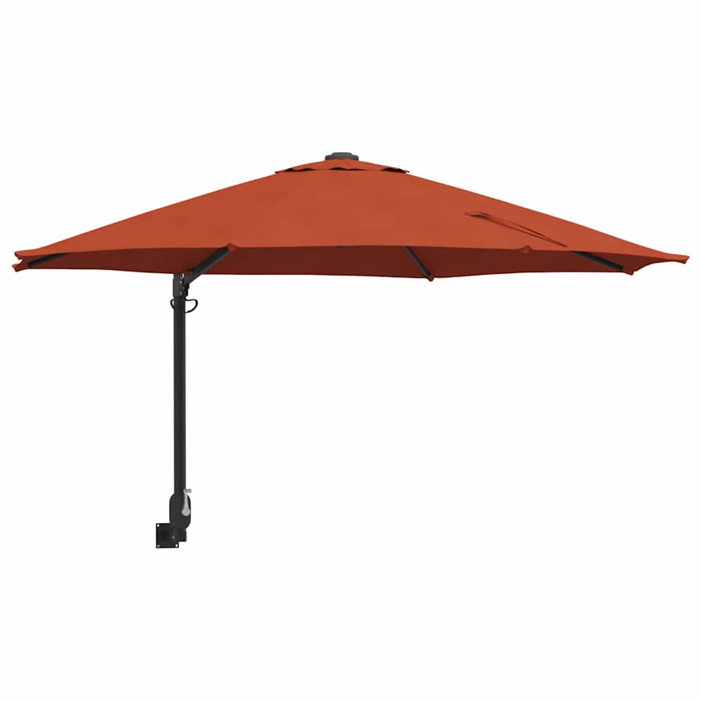Garten-Sonnenschirm Terrakotta 248 x 248 x 148 cm