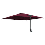 Garten-Sonnenschirm Bordeauxrot 248,5 x 247,5 x 160 cm