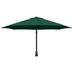 Garten-Sonnenschirm Grün 248 x 248 x 148 cm Polyester und Stahl