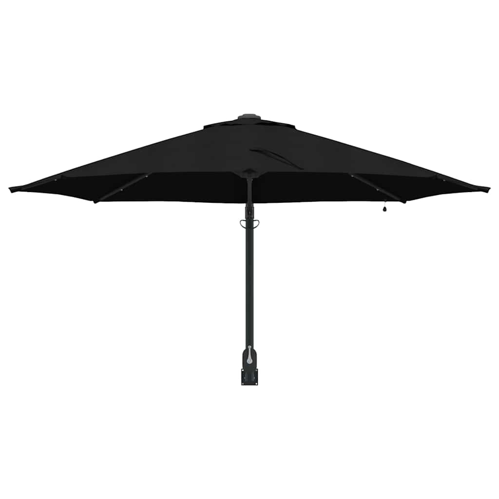 Garten-Sonnenschirm Schwarz 248 x 248 x 148 cm