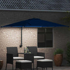 Garten-Sonnenschirm Azurblau 248,5 x 247,5 x 160 cm