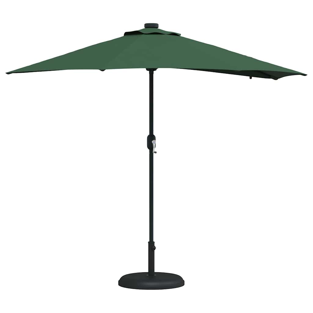 Garten-Sonnenschirm Grün 294 x 150 x 223 cm Polyester und Stahl