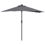 Garten-Sonnenschirm Anthrazit 294 x 150 x 223 cm