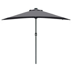 Garten-Sonnenschirm Anthrazit 294 x 150 x 223 cm