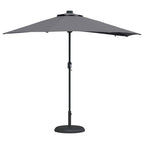 Garten-Sonnenschirm Anthrazit 294 x 150 x 223 cm