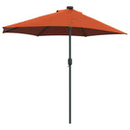 Garten-Sonnenschirm Terrakotta 294 x 150 x 223 cm