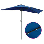 Garten-Sonnenschirm Azurblau 294 x 150 x 223 cm