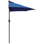 Garten-Sonnenschirm Azurblau 294 x 150 x 223 cm
