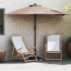 Garten-Sonnenschirm Taupe 294 x 150 x 224 cm