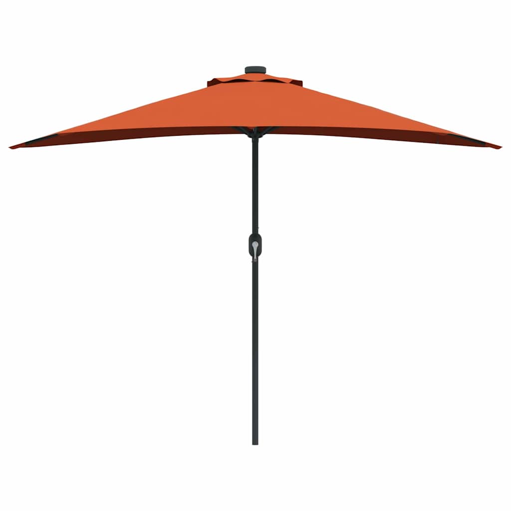 Garten-Sonnenschirm Terrakotta 294 x 150 x 224 cm