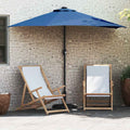 Garten-Sonnenschirm Azurblau 294 x 150 x 224 cm