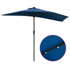 Garten-Sonnenschirm Azurblau 294 x 150 x 224 cm