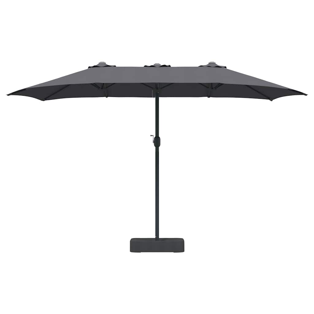 Garten-Sonnenschirm Anthrazit 385 x 209 x 244 cm