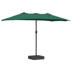 Garten-Sonnenschirm Grün 385 x 209 x 244 cm Polyester