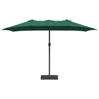 Garten-Sonnenschirm Grün 385 x 209 x 244 cm Polyester
