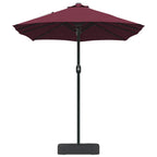 Garten-Sonnenschirm Bordeauxrot 385 x 209 x 244 cm Polyester