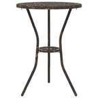 Garten Bistro Set 3 pcs Bronze Aluminium