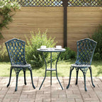 Gartenstuhl 2 pcs Grün 39 x 40 x 87cm Aluminium