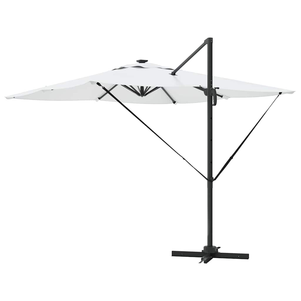 Sonnenschirm Sand 286 x 284 x 270 cm Aluminium und Polyester
